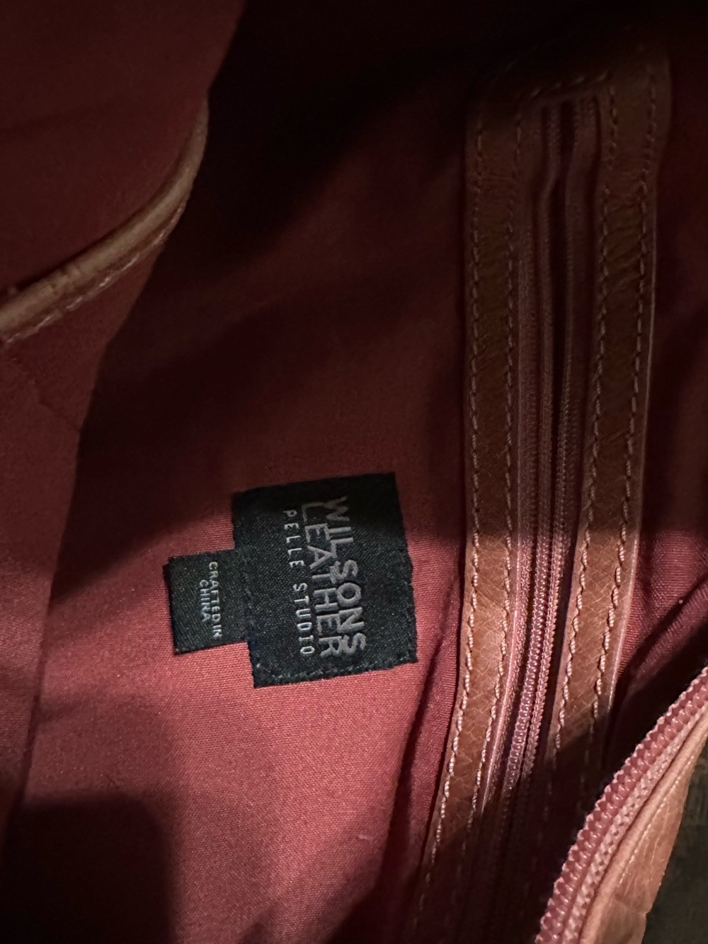 Vintage Wilson’s Leather Classic Shoulder Bag - Picture 6 of 6
